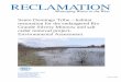Santo Domingo Tribe – habitat restoration for the …...Tribal land; however, greater volumes of sediment would need to be removed in order to create the intended habitat conditions