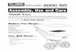 Professional Rotary Spreader Assembly, Use and Care Manual-1.pdf · 2015-10-12 · 15 R otor and G ear C arrier Asse m bly 780195 16 R otor S haft 790020 17 R otor Plate 780191 18
