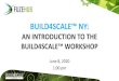 BUILD4SCALE™ NY · Design optimization (Design for “X”, Lean Design) Lower costs (Bill of Material / Bill of Process) ... Very detailed list of all components, including raw