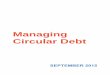 Managing Circular Debtmowp.gov.pk/mowp/userfiles1/file/Capping Circular Debt...circular debt (CD) from Rs. 314 billion (as of end June 2015) to Rs. 212 billion by Financial Year Ending
