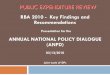 ANNUAL NATIONAL POLICY DIALOGUE (ANPD) · Presentation Outline Macro-Fiscal Framework 2010/11 Budget Allocation 2010/11 Budget Execution 2009/10 3