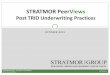 PeerViews Post TRID UW Practices Final - STRATMOR Group€¦ · Background 12/1/2015 The Post TRID Underwriting Practices survey was the seventh survey issued under STRATMOR’s PeerViews