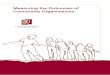 Measuring the Outcomes of Community Organisations - Productivity … · In 2009 the Productivity Commission (the Commission) produced an Issues Paper and Draft Report for its inquiry