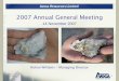 Avoca Resources Limited 2007 Annual General …2007/11/14  · Chalice Gold Mines project tenure; Resolute’s M15/348 Two Boys Gold Mine 2007 Explorer of the Year, and high level