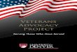 Veterans Advocacy Project - Sturm College of Law … · Veterans Advocacy Project (303) 660-6421 VAP@law.du.edu Thanks to the Colorado Bar Foundation for their support of the VAP
