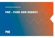 Pne – Pure new energy...Own wind farm asset base grows to 130.1 MW » Book value of own wind farms grows to €143.4m » Project financing related to own generation portfolio increases