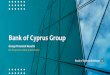 Bank of Cyprus Group...2020/05/26  · Bank of Cyprus Group Group Financial Results For the quarter ended 31 March 2020 Group Financial Results for the quarter ended 31 March 2020