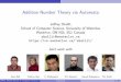 Additive Number Theory via Automatashallit/Talks/dal19.pdf · 2019-10-26 · Additive Number Theory via Automata Je rey Shallit School of Computer Science, University of Waterloo
