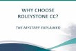 WHY CHOOSE ROLEYSTONE CC? · 2016-11-21 · Design Photography (ATAR English and B grade Photography) ... – Going beyond the curriculum ... • Year 7 and 8 in 2017 • Aiming for