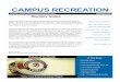 CAMPUS RECREATION - Assumption College · Traveled twice to University of New Haven for Preseason Tournaments. Women’s Volleyball Several Tournaments this year Schools like UCONN,