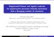 Regularized Poisson and logistic methods for spatial point … · 2017-06-08 · 19th Workshop on Stochastic Geometry, Stereology and Image Analysis (SGSIA), Luminy, France May 2017