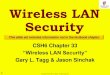 M. E. Kabay Web Site - Wireless LAN Security · 2015-11-02 · Title: Wireless LANs Author: M. E. Kabay, PhD, CISSP-ISSMP Subject: CSH5 Chapter 33 Created Date: 10/27/2015 11:47:41