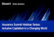 Insurance Summit Webinar Series: Inclusive Capitalism in a ... · London, Bath, Cardiff, Newcastle, Sunderland • £4bn partnership with Oxford University over ten years to develop