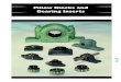 Pillow Blocks and Bearing Inserts - absbearings.com · PILLOW BLOCKS - HOUSING ONLY Consolidated Dimensions Housing Suitable for Stabilizing Interchange Housing No. (Metric) Only