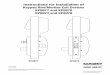 Instructions for Installation of.pdfKeypad Operated RIM Exit Device 3 Rim Installation Instructions for KP8800 Series NOTE: BEFORE STARTING • This device is non-handed • Door should