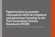 Opportunities to promote visuospatial skills development and geoscience learning … · 2014-10-28 · Next Steps •Connecting Spatial Framework with Assessment Data (Kastens, K