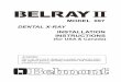 MODEL 097 DENTAL X-RAYdental.takarabelmont.com/wp-content/uploads/2017/06/097_Bel-Ray_II...certiﬁcation procedures for BELMONT BELRAY II MODEL 097 dental x-ray. The instructions