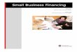 Small Business Financing - University of Georgia Small ... · Small Business Financing. Cash Flow: Is your business making money? Most lenders require that your net income be at least