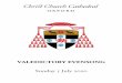 VALEDICTORY EVENSONG July Thanksgiving... · Thanksgiving The Organist introduces the Choristers and Clerks who have come to the end of their time in the Choir. When we are able,