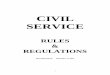 CIVIL SERVICE - ci.thibodaux.la.us Serv… · “ 5 Substitute and Temporary Appointments 33 “ 6 Status of Provisional Appointees 34 . RULE VII ... “ 5 Records of the Office of