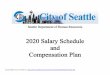 2020 Salary Schedule and Compensation Plan...service (the equivalent of six months full-time) when hired at the first step of the salary range. Employees appointed to other than the