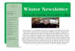 Winter Newsletter - Cybergolf · Club will cater to your every need. With our experienced catering staff, and wedding packages starting at $39.00 we will help make the wedding day
