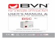 BSC BSC 1 - bvnair.com · BSC 1 BSC 2. 10. 11 USERS MANUAL CERTIFICATE OF WARRANTY SAFETY WARNINGS & 12 $ % & TECHNICAL FEATURES IP 44. 13 USERS MANUAL CERTIFICATE OF WARRANTY & CONNECTION