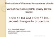 Varachha Kamrej CPE Study Circle Suratjlnus.com/image/2_Form_15_CA_and_15 CB_recent_changes_in_procedures_II.… · Form 15 CA and Form 15 CB- recent changes in procedure CA. Abhishek