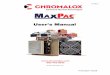 User's Manual · 1-888-99-98 01 Chromalox ®, nc. - 1 - Thank you for choosing the Chromalox® MaxPac™ - a complete power control solution with industry-best price and performance