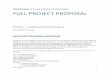 Investments in Forest Industry Transformation FULL PROJECT ... · 5th Call for Proposals APPLICATION FORM OVERVIEW Applicants are encouraged to review the Investments in Forest Industry