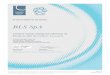 BLS SpA - responsiblejewellery.com · certificate version 1 chain-of-custody certification bls spa is chain-of-custody (version 2012) certified by the responsible jewellery council