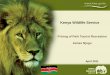 Kenya Wildlife Service - EfD - Initiativeefdinitiative.org/sites/default/files/kws_presentation.pdf · 3. Visitor Activities - horse ridding, walking, night game drive etc. 4. Rents