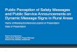 Public Perception of Safety Messages and Public ... 1 Public Perception of Safety Messages and Public