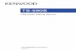 USB Audio Setting Manual - KENWOOD...6 4. Settings 4.1 Transceiver Settings Complete the necessary transceiver (TS-590S) settings before using the USB audio function. (Refer to the