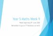 Year 5 Maths Week 9fluencycontent2-schoolwebsite.netdna-ssl.com/FileCluster/...Year 5 Maths Week 9 Week beginning 8th June 2020 Remember to go on TT Rockstars as well! Monday 8th June