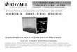 ROYALL - WoodStovePro.comeach furnace. Each furnace is controlled by a separate thermostat. When installed in series with an existing furnace, the cold air flows first through the