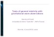 Tests of general relativity with gravitational wave ... · GeneralRelativity and Gravitation:A Centennial Perspective Penn State University,June 2015 Tests of general relativity with