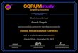 Scrum Fundamentals Certified · Scrum Fundamentals Certified and is hereby designated as an SFC Granted Date : September 25, 2017 592803. Created Date: 9/25/2017 4:14:03 PM 