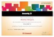 TM Security 5 · EC-Council This is to acknowledge that Certification Number Sanjay Bavisi, President Has successfully completed all requirements and criteria for