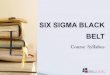 What is SIX SIGMA SIX SIGMA Exam Syllabus SIX SIGMA Exam ... SIGMA BLACآ  What is SIX SIGMA SIX SIGMA