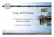 City of El Pasolegacy.elpasotexas.gov/muni_clerk/_documents/sccm/old... · 2013-07-17 · • Part 139 re-certification with zero deficiencies Progress towards FY 2013 Goals ... Net