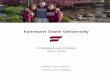 Fairmont State University · 2015-2016 Undergraduate Catalog Introduction / 1 Introduct I on Fairmont State University Undergraduate Catalog 2015-2016 Volume 129, Number 1 Fairmont,