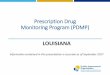 Prescription Drug Monitoring Program (PDMP)...What is a Prescription Drug Monitoring Program? • A PDMP/PMP is a statewide electronic database which collects designated data on specified