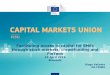 Facilitating access to capital for SMEs through …...through stock markets, crowdfunding and FinTech 10 April 2019 Brussels Diego Valiante DG FISMA 2 CMU at the heart of key EU policy