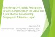 Civil Society Participation in GIAHS conservation in the Digital era: … · 2018-09-05 · A Case study of Crowdfunding Campaigns in Tokushima, Japan Naoki Naito, Ph.D (Tokushima