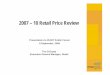 2007 – 10 Retail Price Review - IPART · Executive General Manager, Retail. OUTLINE ... /MWh Week of 19Jun05 Week of 29Nov04 Week of 06Feb05 NSW Spot Prices $/MWh – 7 days 