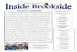 Request Feedback - Brookside Retirement Community · 4 4 September 2017 SUPPORT TEAM Scott & Susan Averill, The Owners Tracy Dunnaway, Administrator Allison Lyda, Director of Nursing