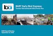 BART Early Bird Express...September 13, 2018 BART Early Bird Express (EBX) Network Early Bird Express Service 15 New lines with bi-directional service at nodes. • 7 Transbay Express