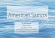 American Samoa - National Weather ServiceAmerican Samoa NTHMP Meeting August 2019 Salt Lake City, Utah Presented By: Elinor Lutu -McMoore with contributions by Antonina Paselio•