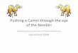 a Camel through the eye of the Needle! · Pushing a Camel through the eye of the Needle! [Funneling Data in and out of Protected Networks] SensePost 2008